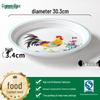 Retro Rooster Tableware Set: Bowl, Cup, Plate & Creative Dish Plates for BBQ & Cold Dishes