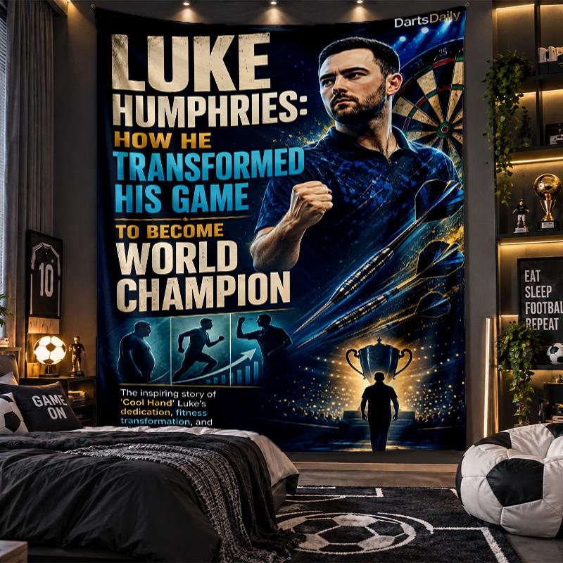 Wall Hanging Tapestry Luke Humphries Print Cloth for Living Room Bedroom Home Decor