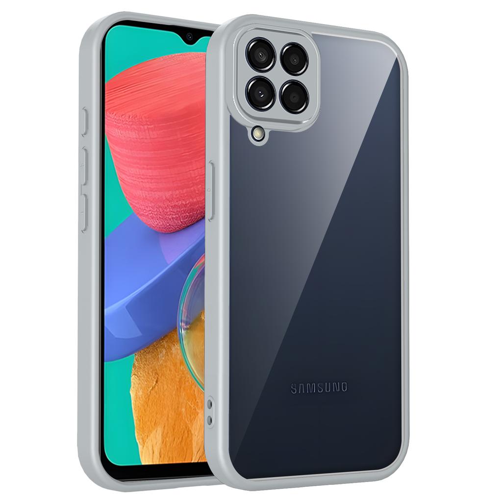 Для Samsung Galaxy m33 Чехол Galaxy M33 Чехол для телефона Galaxy M33 5G Чехол Воздушная подушка Силиконовый бампер Прозрачная Матовая задняя крышка Жесткая