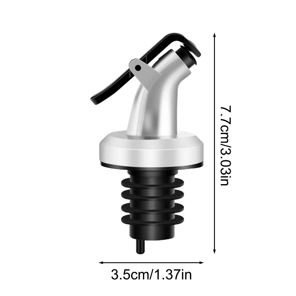 1/6 шт. Пробка для бутылки масла Резиновая пробка-замок Уплотнитель Герметичный Пластик пищевого класса Насадка-распылитель Носики для вина и уксуса Кухонные инструменты