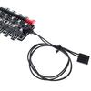 ШИМ-концентратор вентилятора 10, охладитель Sata Molex, охлаждающий вентилятор, разветвитель, адаптер контроллера скорости