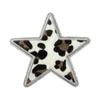 Leopard Print Star Plaid Glitter Embroidery Fabric Patch for DIY Hats and Bags