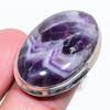 Chevron Amethyst Gemstone 925 Sterling Silver Gift Jewelry Ring Size 9