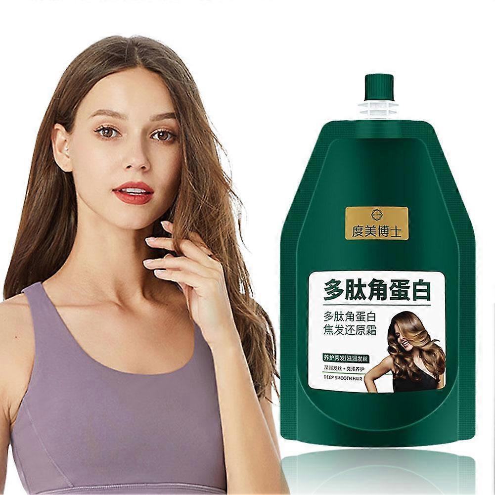 Hair Restore Cream Peptide Keratin Improves Dry Rough Smooth Hair