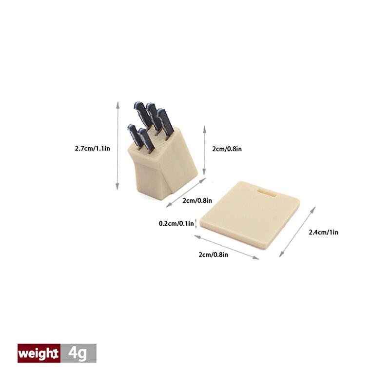 Миниатюрный режущий инструмент для кукольного домика, держатель для мини-резака, разделочная доска, модель, орнамент, сцена, кухонный декор, игрушки, аксессуары для кукольного домика