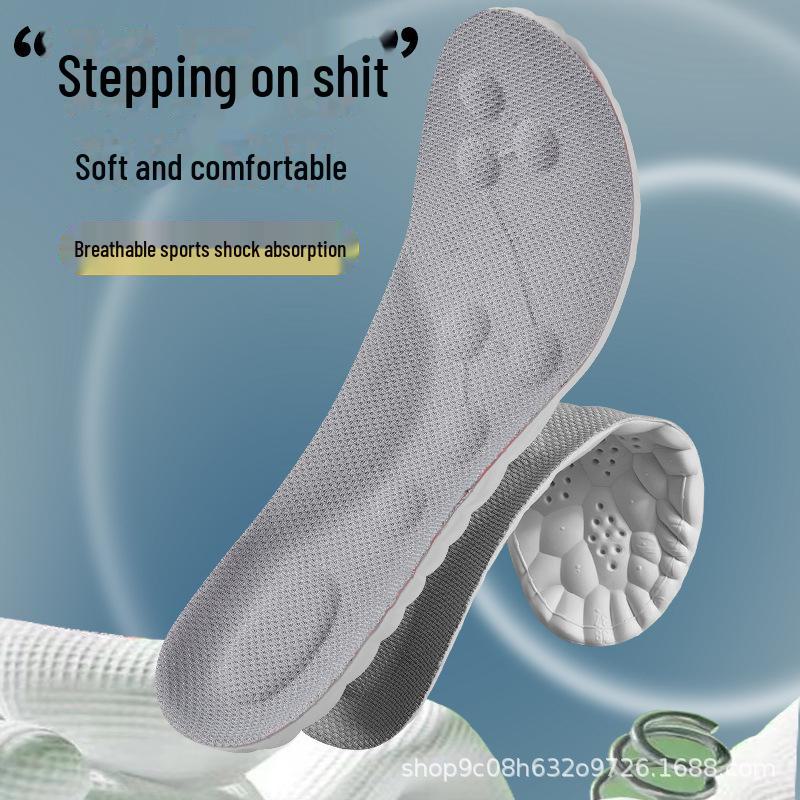 Дышащие, впитывающие пот массажные стельки Cloud с воздушной подушкой для длительного комфорта; облегающий крой и снижающий усталость ног при длительном стоянии.