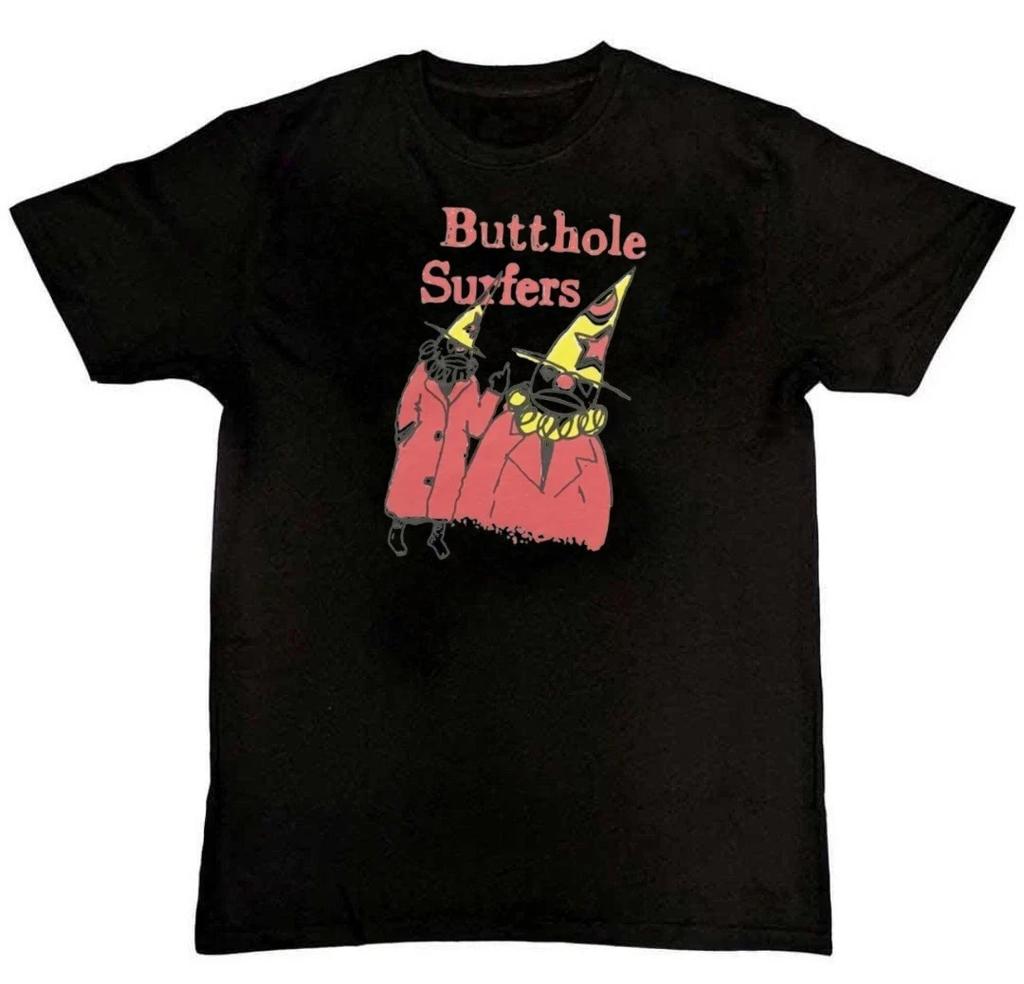 Vtg Butthole Surfers Band Tour Graphic Print Unisex 100% Cotton T-shirt Mens Tees Top