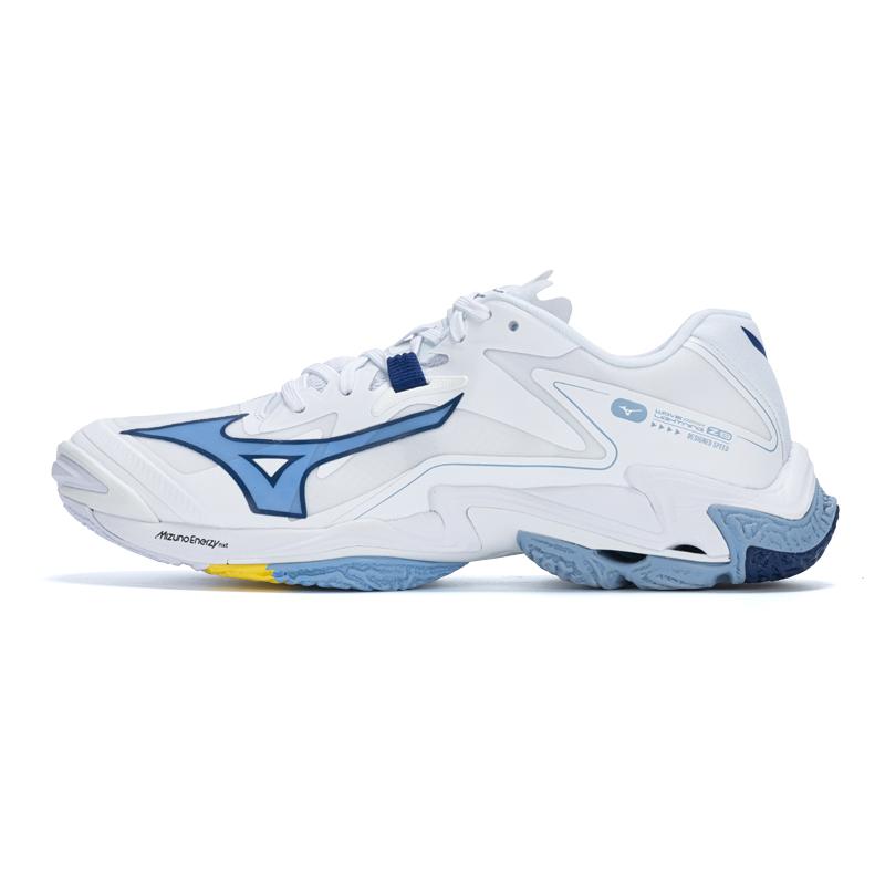 Mizuno Wave Lightning Z8 White Bellwether Blue Unisex Sneakers Bel-Air-Blue V1GA240097