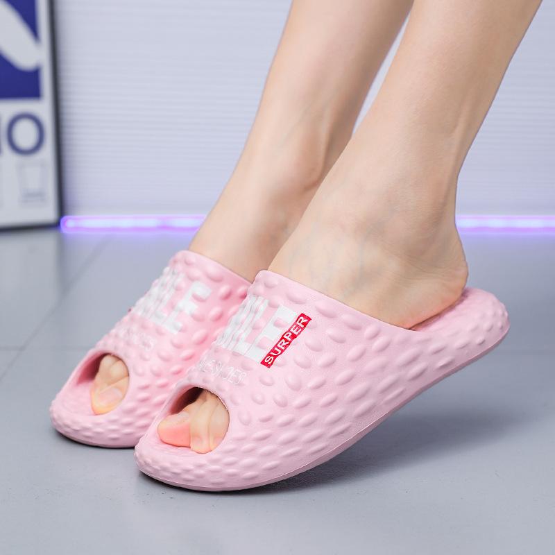 Women's Thick Soled Soft Slippers New Summer Fashion Indoor Outdoor Anti Slip Shock-absorbing Sandals Beach Flat Casual Shoes