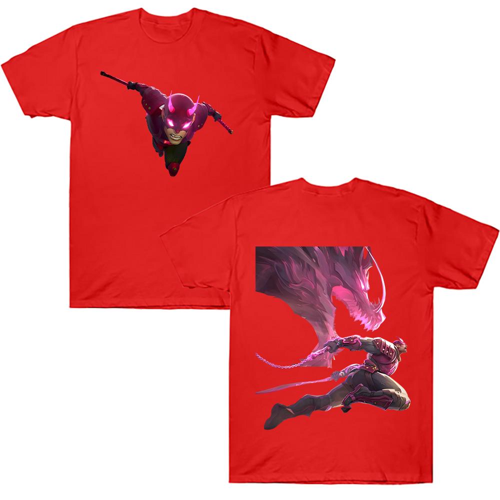 Rivals Daredevil Tees Дуэлянт Герой Daredevil Графические футболки Унисекс Одежда Смешные футболки с круглым вырезом Хлопок Топы с коротким рукавом