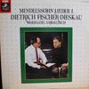 LP Record DIETRICH FISCHERDIESKAU WOLFGANG   Mendelssohn Lieder I EAC60174 ANGEL Japan Obi Classical Used