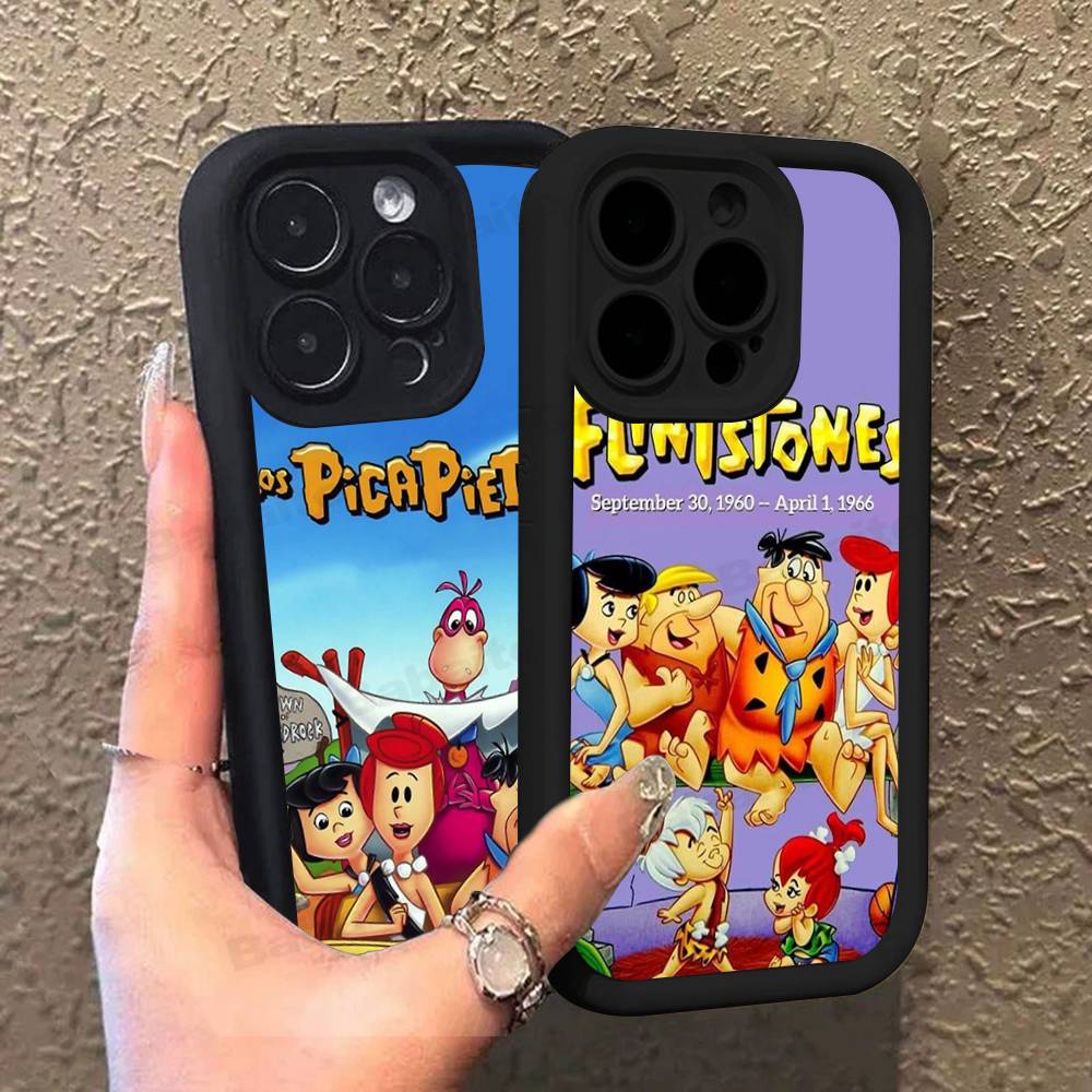 The Flintston es Cartoon Phone Case For IPhone 17 16 15 14 13 Pro Max Plus 12 11 Cover