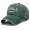 Water Washed Cotton Letter Embroidery Casual Baseball Hat For Sunshade And Daily Wear