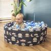 KiddyMoon 200 Balls 7cm/2.75in soft plastic play balls for children colourful certified made in eu, baby blue/blue/pearl