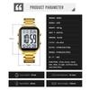 SKMEI Digital Watch for Men Women 30M Waterproof Wrist Watches with Backlight 1/100 Second