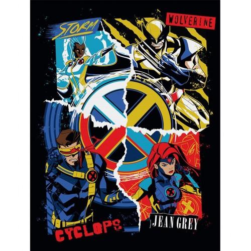 X-Men Retro Future Canvas Print