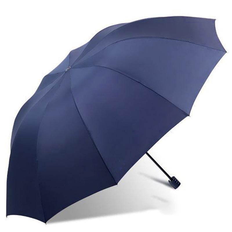 Big Umbrella Men Rain Woman Windproof Large Paraguas Man Women Sun 3 Floding Outdoor Raingear