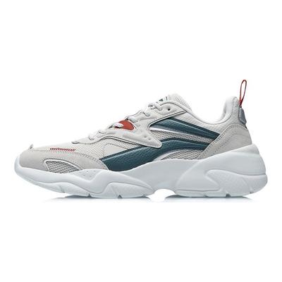 Li Ning Cloud Weave Синтетическая кожа Стабильная амортизация Дышащие Легкие Прочные Нескользящие Поддерживающие Низкие Спортивные Повседневные Туфли AGCR077-3