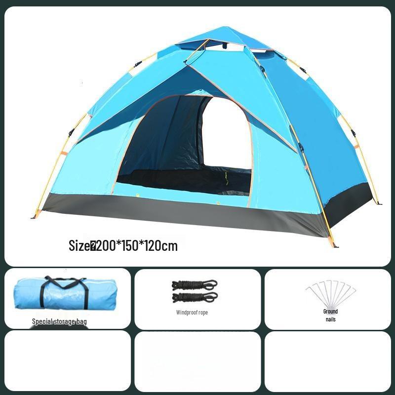 Automatic Pop-Up Rainproof Camping Tent for Outdoor & Indoor Use