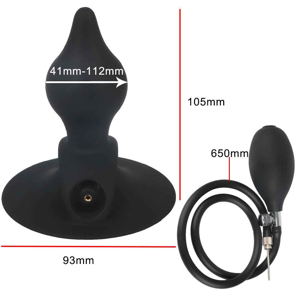 41-112 мм надувная анальная пробка для женщин, вагинальный расширитель, мужской расширитель ануса, сильная всасывающая секс-игрушка для взрослых, женский мастурбатор
