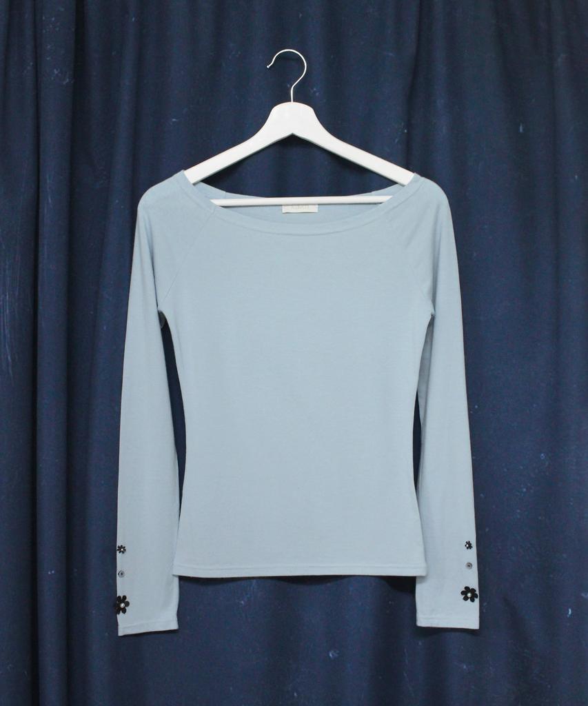 RUBATI Daisy Florette Raglan Long Sleeve Tee_Light Blue