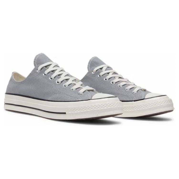 Converse Chuck 70 Удобные Универсальные Дышащие Легкие Низкие Повседневные Кроссовки Унисекс Серый A12491C
