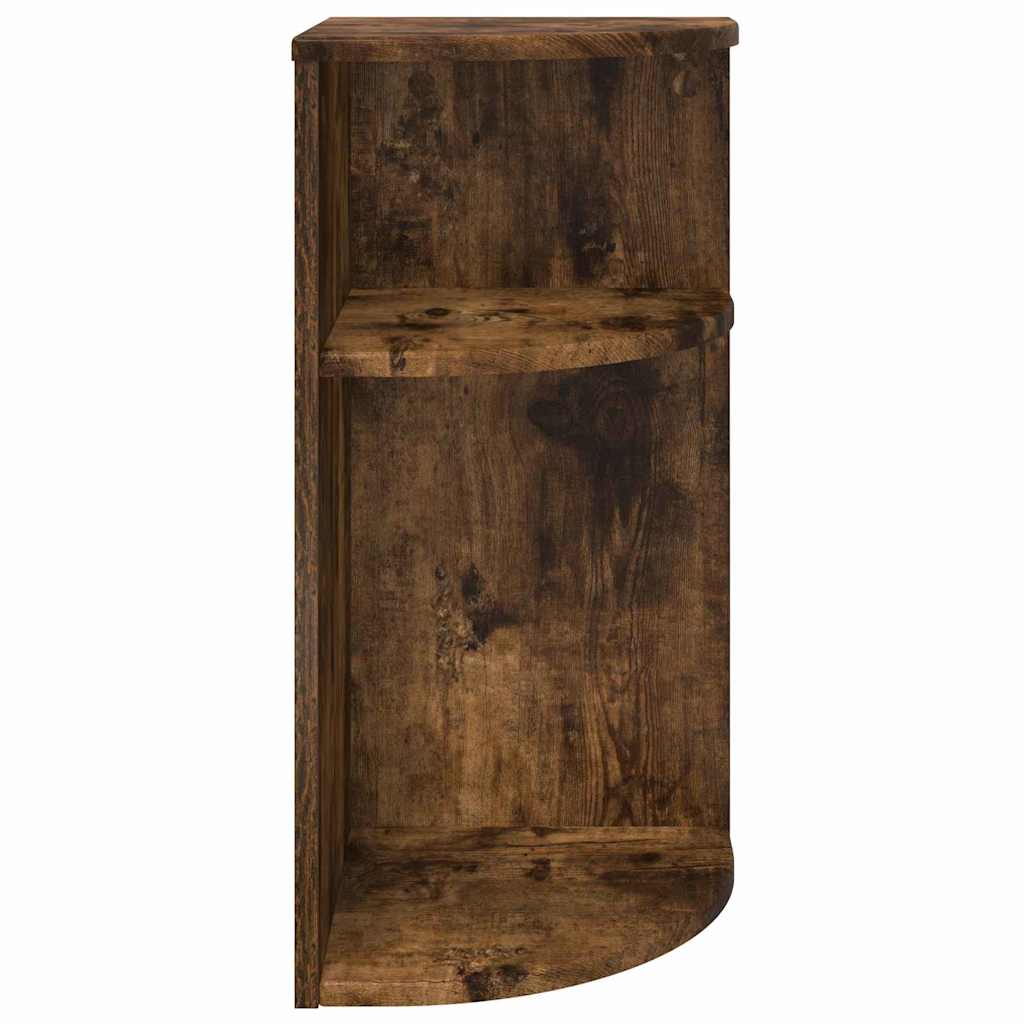 Side Table Smoked Oak 29.6 x 29.6 x 60 cm