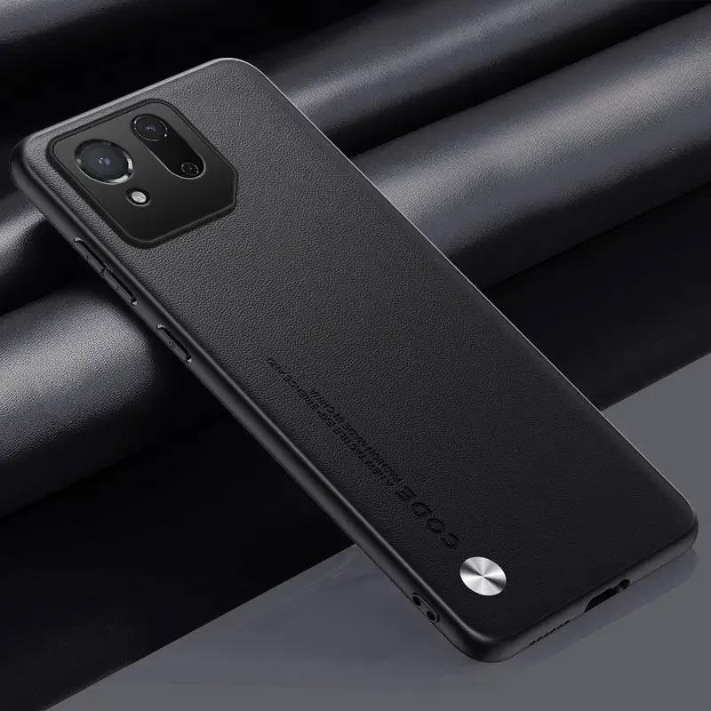 Простой кожаный чехол для телефона ROG Phone 9 Pro Матовый силиконовый мягкий бампер Чехлы для Asus ROG Phone 9 8 7 Pro 6D 6 5 3
