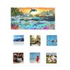 Microfiber Beach Towel Digital Printing Quick-Drying Double-Sided Velvet Class A Large Bath Towel Plus Towel