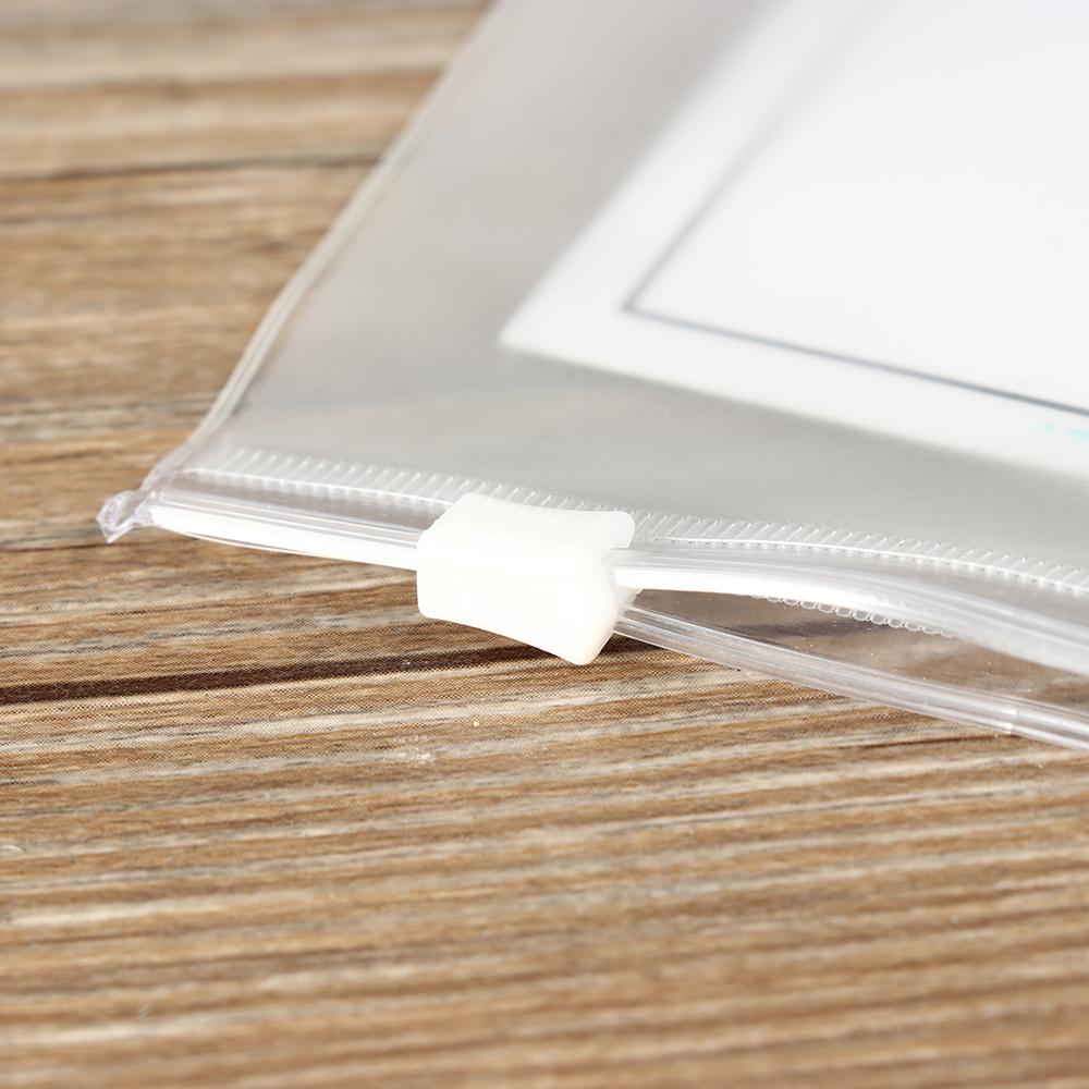 1/5PCS New Plastic Loose-leaf PVC Storage Pouch Bag Matte Clear Zip Lock