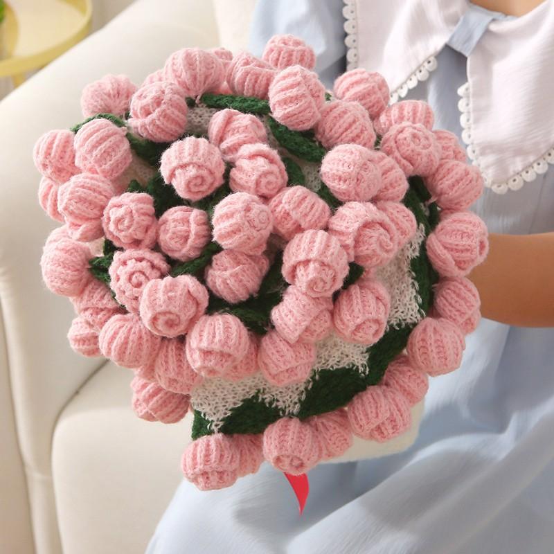 Rose Flower Blanket Office Teacher Gift Floral Throw Shawl Sofa Bouquet
