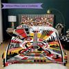 Guitar Music Pattern Bedding uilt Set uilt Cover Pillowcase Home Decoration Birthday Gift (1 * duvet cover + 2 * pillowcase  without core)10