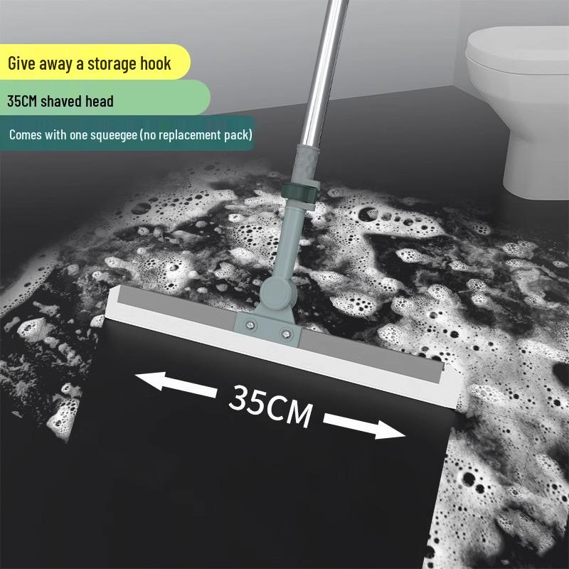 Волшебная силиконовая швабра двойного назначения: Влажная уборка для полов ванной и туалета