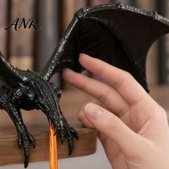 3D-печатная статуэтка дракона, Огнедышащая фигурка, Прочный держатель для книг в виде летающей книги из ПЛА, Волшебное украшение для домашнего офиса, Печать фэнтезийного орнамента для библиотеки