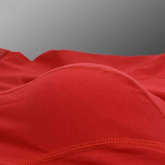 Мужские трусы-боксеры средней посадки с эластичным поясом, U-образной формы, однотонные, дышащие, облегающего дизайна