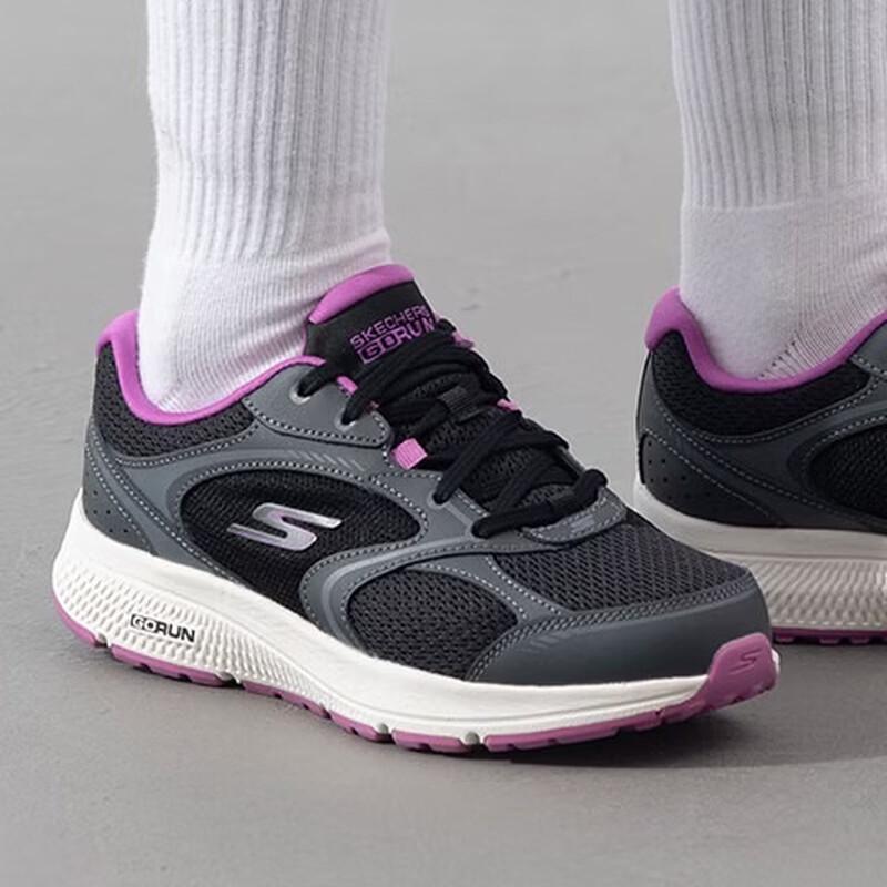 Skechers Женские амортизирующие кроссовки для бега и повседневной носки