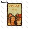 Vintage Outer Banks Pogues for Life Metal Sign  Natural Scenery Figures Wall Decor Retro Tin Poster Plaque Stickers for Home Off