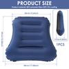 Inflatable Lumbar Support Pillow Ergonomic Portable Back Support Pillow Comfortable Office Chair Cushion for Home Car Traveling