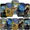 Phone Case for Samsung Galaxy S24 S23 iPhone 15 14 Xiaomi Redmi Note 13 12 11 8 10 9 Pro Max X XR OPPO A15 Huawei Starry Night Van Gogh Painting Cover