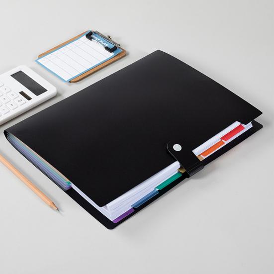 Расширяющиеся папки для файлов, 3 шт., большая емкость, 7 сеток, многоразовые, легкие, размер А4, папка для файлов, органайзер для документов