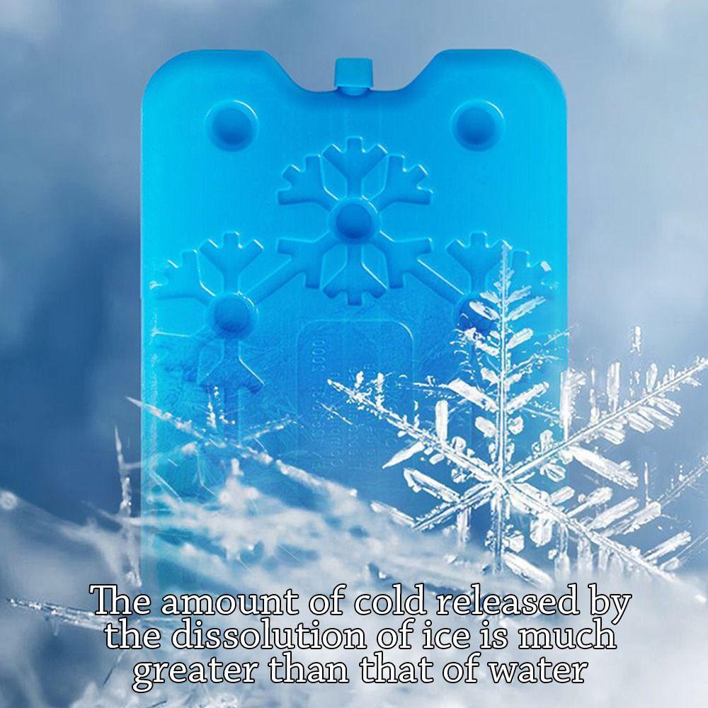 Blue Ice Crystal Box PE Refrigerated Shipping Cooling Box New Ice Box Food