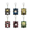 Durarara x 2 10 Кот-ушастый дворецкий версия. [Иллюстрация мини-персонажа] Полный набор акриловых брелоков (6 штук в коробке)