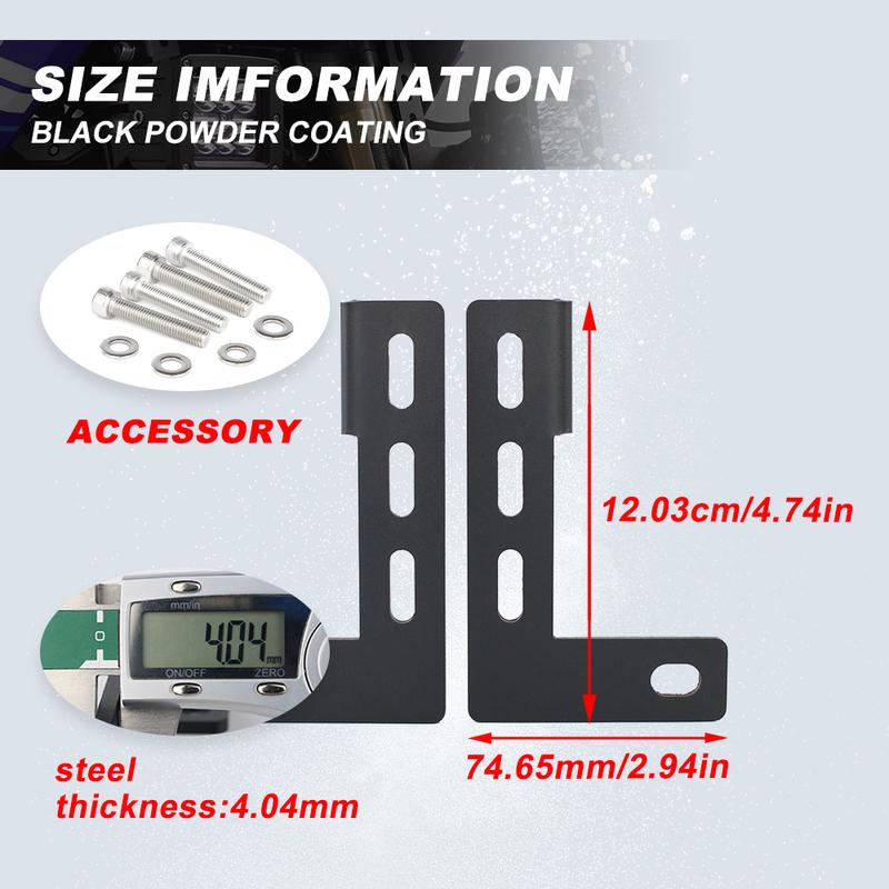 Fit For Yamaha Tenere 700 XTZ690 2024 Motorcycle Auxiliary Light Mount Holder Lower Fog Lamp Bracket