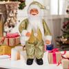 3D Santa Claus Figure Cute Christmas Decorations 12 Inch Standing Santa Doll  Window