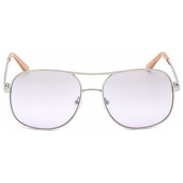 Lunettes de soleil - Guess - GF6081-10Z - Argenté - Métal - Protection UV 100%