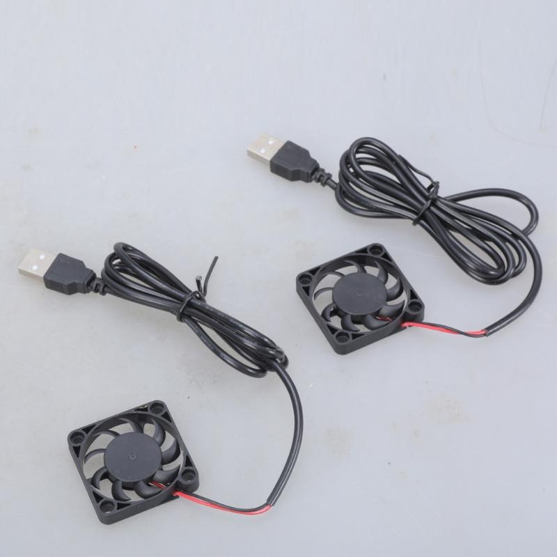 High Airflows 40mm USB Cooling Fan Sleeve Bearing Rubber Feet for Routers, Modems, DVRs, TV, and PC Laptop Stands