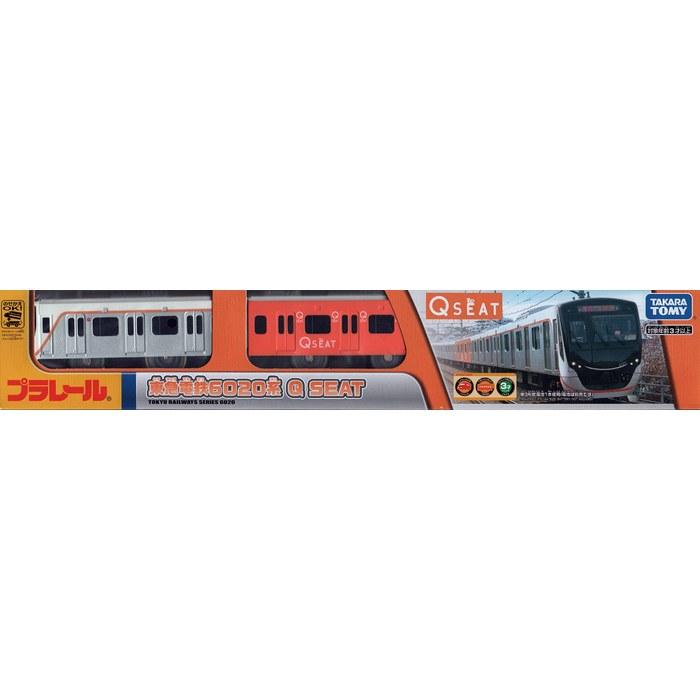 Takara Tomy Plarail Tokyu Dentetsu 6020 Series Q SEAT Orange