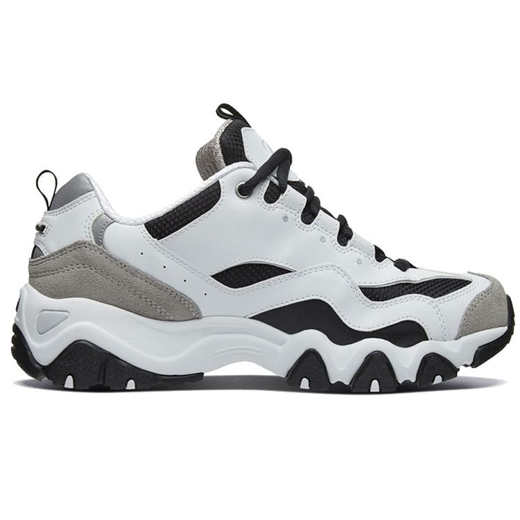 Skechers DLites 2.0 Модные Удобные Универсальные Низкие Повседневные Кроссовки Женские Белый 66666217-WLGY