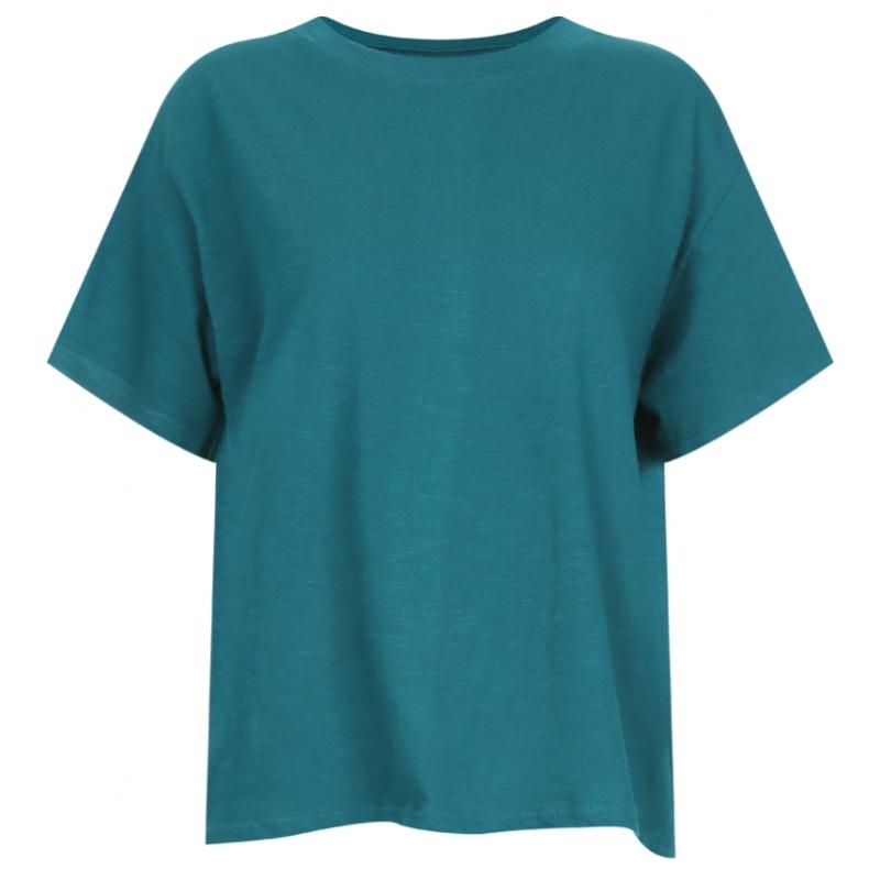 Shop Women S Round Neck Summer baSic T ShirT whiTe Dai wSh 20692