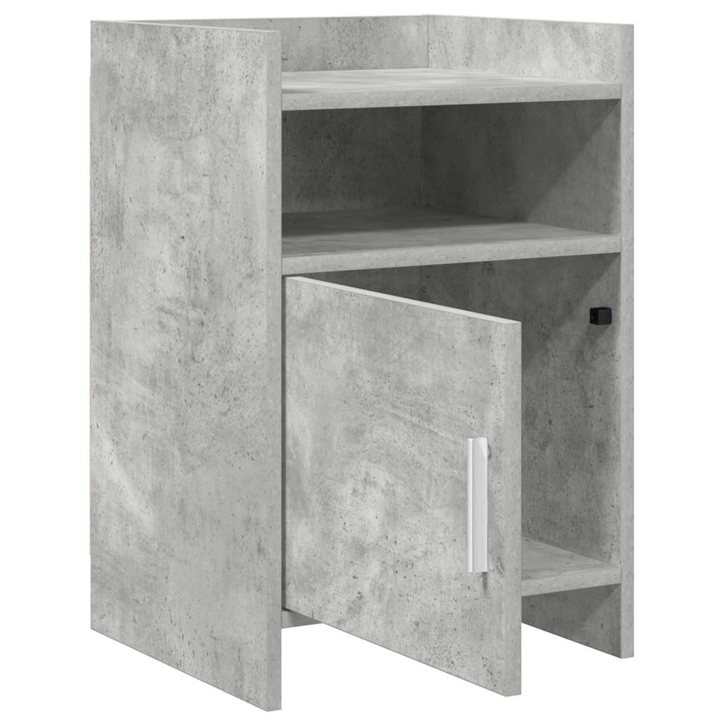 Nightstands 2 pcs Concrete Grey 40 x 36 x 60 cm Engineered Wood
